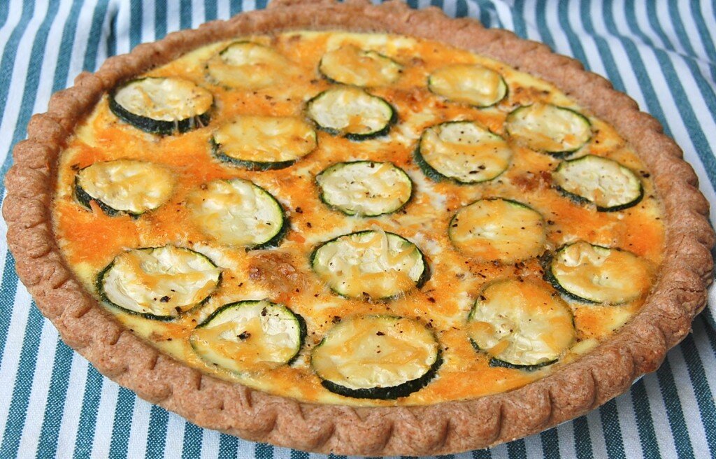 Zucchini Chorizo Quiche