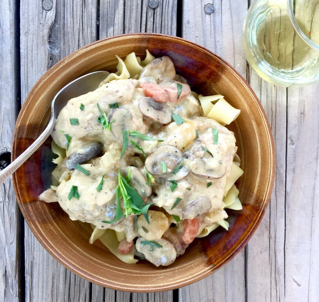 Chicken fricassee